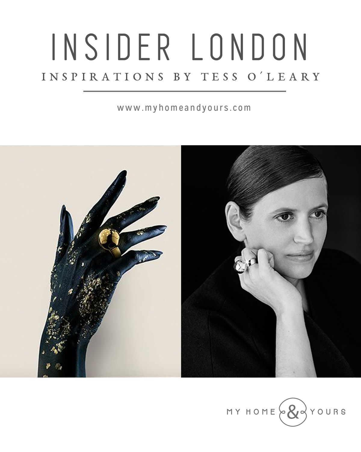Insider London - Inspirations by Tess O´leary - by my home and yours blog for design and family lovers!
