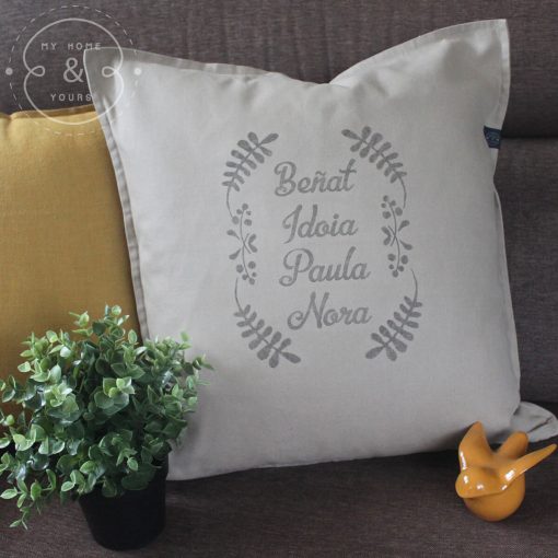 Cushion-with-the-names-of-all-family-members-hand-printed-on-a-quality-cotton-cushion