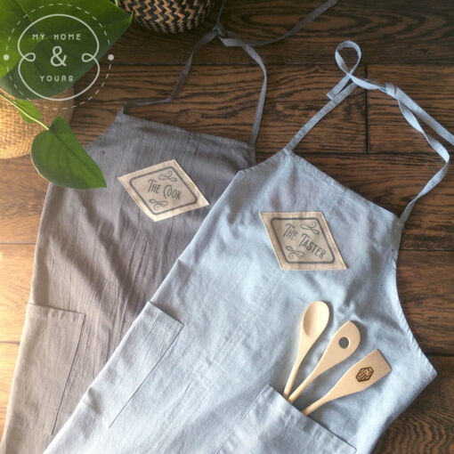 premium-size-custom-couple-aprons-hand-printed-anniversary-gift-by-my-home-and-yours