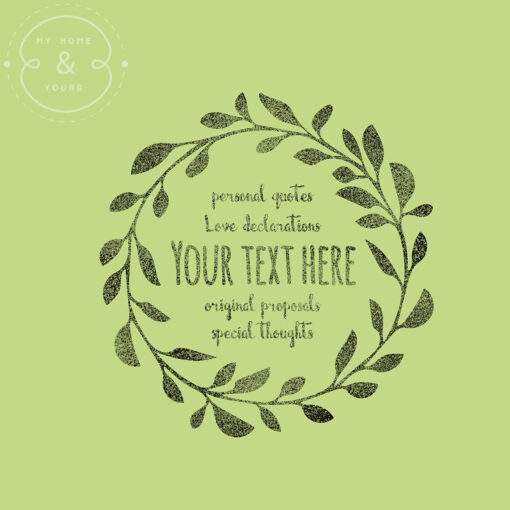 your-personal-text-handprinted-on-a-pillow-within-a-foilage-wreath-illustration