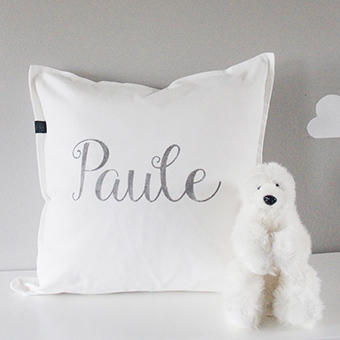 girls name cushion beautiful and elegant